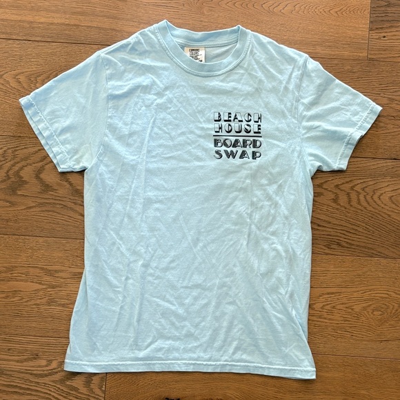 Comfort Colors Tops - Comfort Colors Sky Blue Graphic Tee